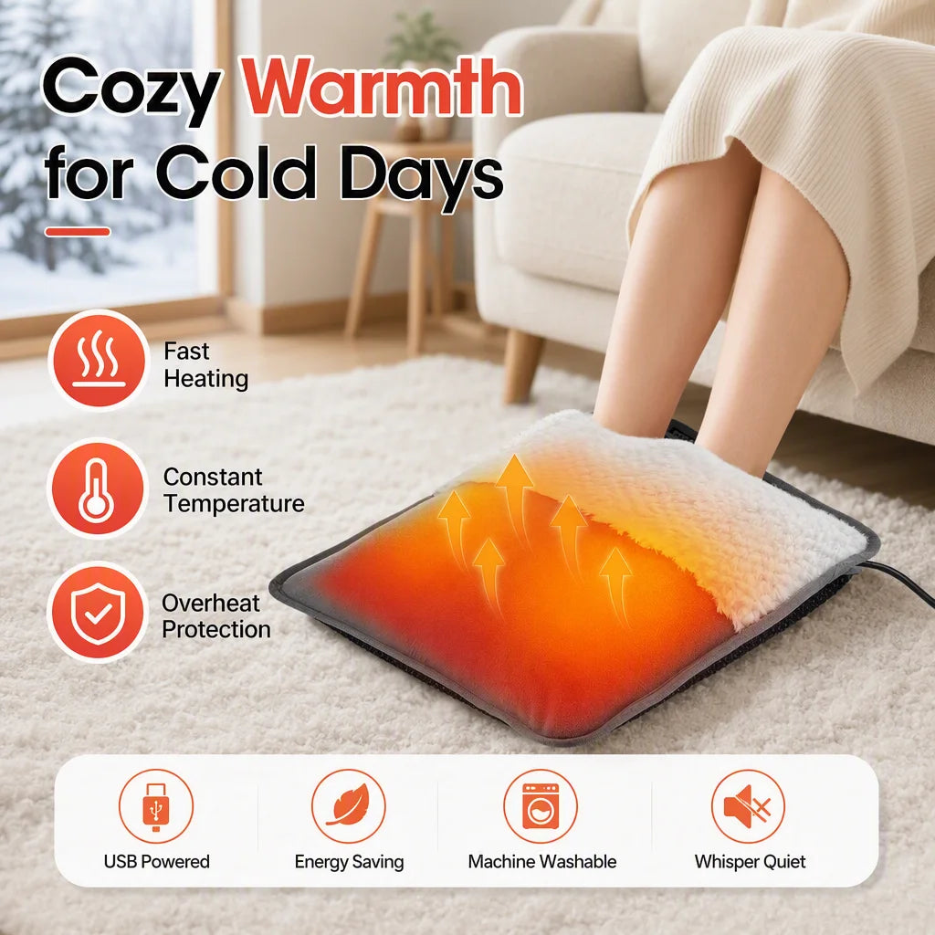 USB Electric Foot Heating Pad
